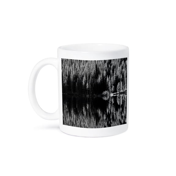 3dRose, Lodgepole Pines, Bear Lake, Rockies, Colorado, USA - US06 AJE0026 - Adam Jones, 11oz Mug