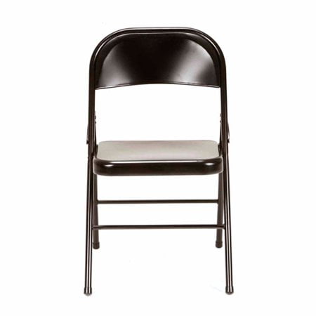 - Mainstays Steel Folding Chair (8-Pack) in Black