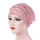 thumbnail image 2 of Gorro turbante de malla de poliéster para mujer - Tejido elástico, talla única - Estilo musulmán/indio - 56-58 cm, 2 of 2