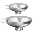 thumbnail image 2 of PinesC Wide Mouth Stainless Steel Canning Funnel - for Wide and Regular Mason Jars, Food Grade Funnel Canning Supplies Set, 2 Pack, 2 of 5