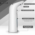 thumbnail image 4 of Dispensador de jabón con sensor, dispensador de jabón con sensor infrarrojo sin contacto de 400 ml, dispensador de jabón automático con sensor de movimiento IP67, diseño impermeable profundo, dispensa, 4 of 5