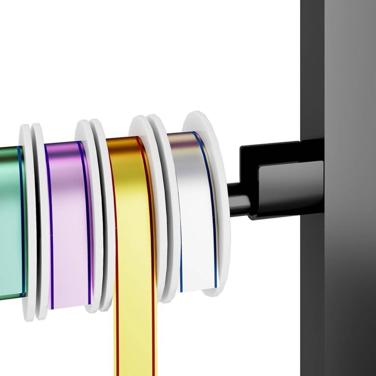 7-Tier Wall Mounted Ribbon Organizer - Metal Storage Rack For Crafts, Towels, Scarves & More