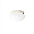 thumbnail image 1 of Builder 209WH Ceiling Space Flush Mount 2 Light Incandescent in White, 1 of 1