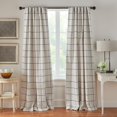 thumbnail image 1 of Cortina de ventana Elrene Home Fashions Brighton Plaid Indigo 52 x 108, 1 of 7