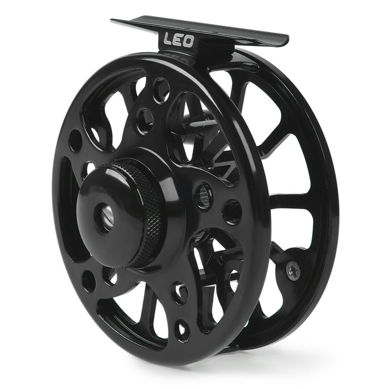 LEO Fly Fishing Reel Aluminum Alloy Fishing Reel 34 / 56 / 78 Weight 2+1  Ball Bearing Left Right Interchangeable Fly Reel 