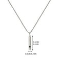 thumbnail image 3 of Foqnuq Blowable Whistle Necklace Pendant - Hip Hop Trend Jewelry - Long Stainless Steel Sweater Chain - Stress Relief Breathing Tool - Fashion Accessory, 3 of 7