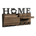 thumbnail image 1 of Portallaves OrganizadorBelug De Pared Repisa Home, madera oscura, 1 of 4