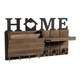 thumbnail image 1 of Portallaves OrganizadorBelug De Pared Repisa Home, madera oscura, 1 of 4