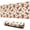 Dachshund Skateboard Floral, variant on 31.5x11.8 Inch Gaming Mouse Pad, Non-Slip Stitched Rubber Desk Mat for Desktop & Laptop,Dachshund Heart Beige Pattern