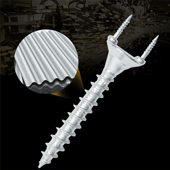 250PCS Seamless Nails Double-Headed Screw Solid Wood Baseboard Seamless Nails Foot Line Special Nails Security Screws