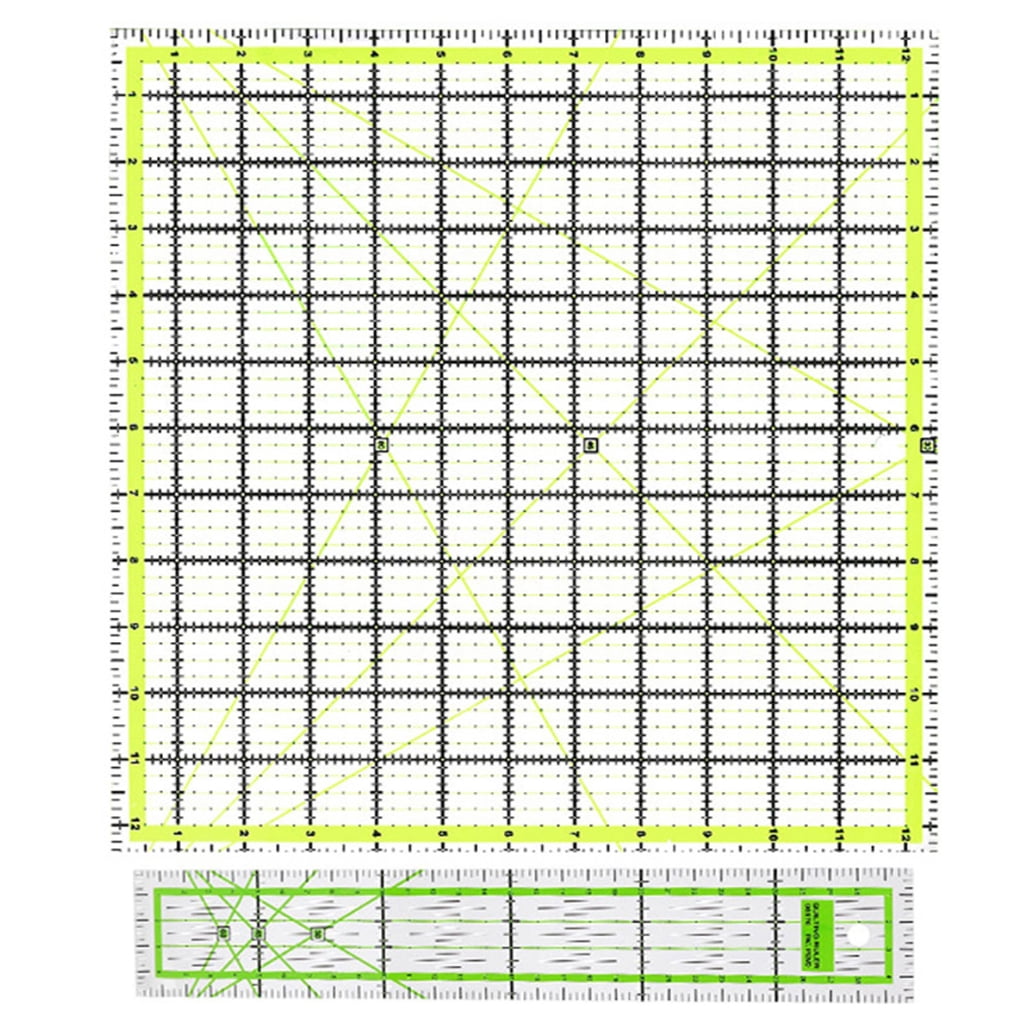 Patchwork Ruler Multifunctional Sewing Ruler Cutting Ruler Acrylic Quilting Ruler Sewing Supplies for Craft Enthusiasts