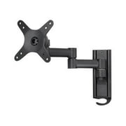 Angle View: Ready Set Mount CC-R28B - Mounting kit (wall plate, articulating arm, 2 adapter plates) - for LCD display (Tilt & Swivel) - steel, aluminum alloy - high gloss black - screen size: 13"-37"