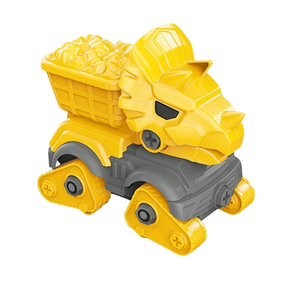 Nsxcdh Interactive Toys for Toddlers Disassembly and Assembly of Dinosaur Toy Engineering Vehicle DIY Children's Educational Building Blocks Toys Special Discount