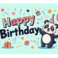thumbnail image 4 of Birthday Party Backdrop Banner Birthday Decoration Happy Party Balloons Background Photography Props Decorations Supplies, 4 of 4