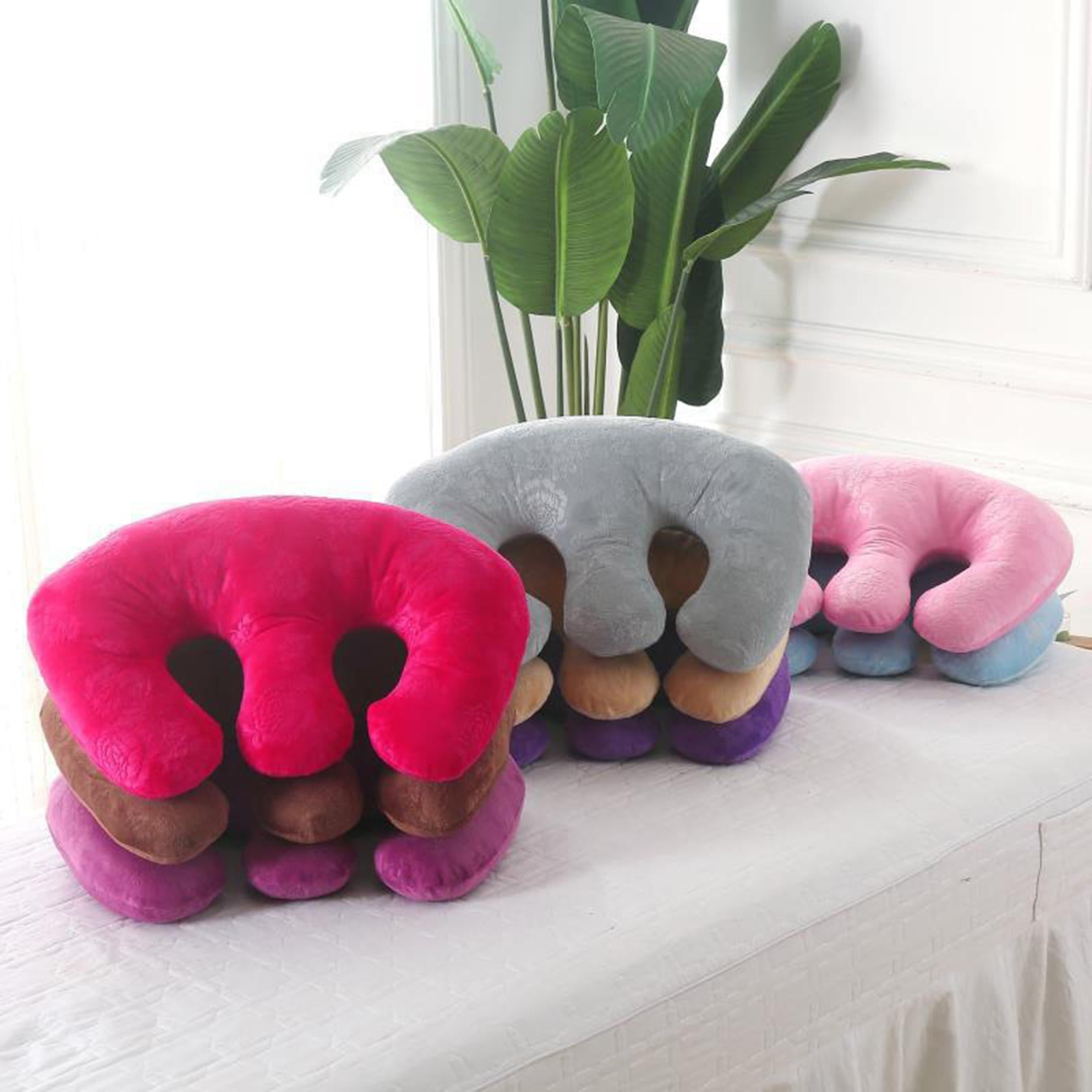 Cotton Detachable Chest Pillow Chest Pad Massage Cushion Supplies for SPA Beauty Salon Massage Table Body Relaxing for Better Sleep ,1Piece -