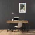 thumbnail image 3 of Coppel, Anna 21x32 White Modern Wood Framed Museum Art Print Titled - Mountain River, 3 of 4