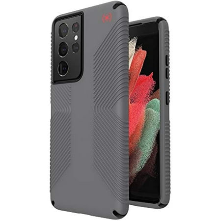 Speck - Presidio2 Grip Case for Samsung Galaxy S21 Ultra 5G - GREY