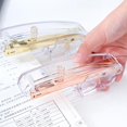 thumbnail image 2 of of Desk Accessories,Staple Remover,Acrylic Staple Set (Rose Gold), 2 of 5