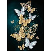 OKESYO DIY Resin Butterfly Part Drill Special Shape Diamond Painting Kit (Y051)