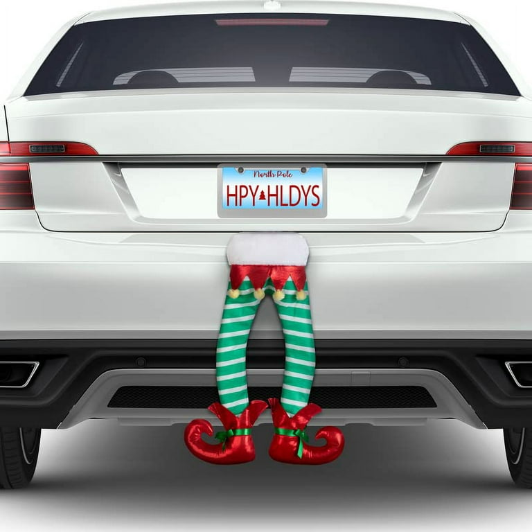  Carbella Trunk Elf Legs Christmas Car Decoration