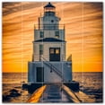thumbnail image 1 of Picture-Tiles.com: Lighthouse Ceramic Tile Wall Mural WAL500845-55S. 21.25"W x 21.25"H using (25) 4.25" x 4.25" Ceramic Tiles-Satin Finish, 1 of 3
