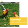 thumbnail image 5 of 2 piezas Acrílico Rooster Yard Arts Decorative Grooster en forma de colchoneta de la césped estacas de césped, 5 of 5
