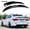 Gloss Black, variant on Rear Spoiler and Roof Top Spoiler Compatible with 2014-2024 Infiniti Q50, JDM Duckbill Fit for 4-Door, Trunk Exterior High Kick Tail Deck Lid Wing Lip (Glossy Black)