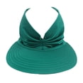 thumbnail image 2 of Womens Sun Visor Hat Wide Brim Summer UPF 50+ UV Protection Beach Sport Cap, 2 of 6