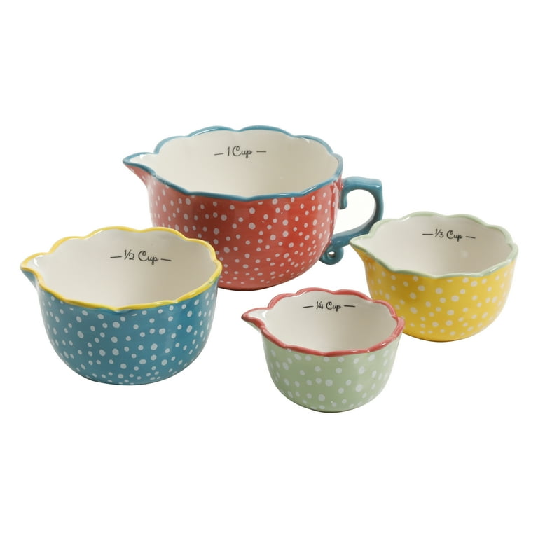 The Pioneer Woman Breezy Blossom 5-Piece Stoneware Measuring Prep