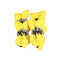 4pcs/set Waterproof Pet Dog Shoes Chihuahua Anti-slip Rain Boots Footwear for Small Cats Dogs Puppy Dog Pet Booties (Yellow 5)