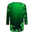 thumbnail image 6 of JYnXIANTI St Patricks Day Shirt Women Casual Round Neck 3/4 Sleeve Tops Comfy T Shirt Cute Graphic Tee for Saint Patricks Day, 6 of 6