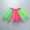 hwj# Green188, variant on Huowey Toddler Girls Rainbow Birthday Party Tutu Skirt Elastic Waist Irregular Hem Patchwork Color Layered Tulle Skirts Dailywear,Orange,2-8 Years