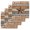 Gray Brown, variant on Western Texas Star Retro Kitchen Dish Towels for Drying Dishes Set of 2, Country Farmhouse Gray Wood Grain Waffle Weave Microfiber Hand Tea Bathroom Towels Quick Dry & Absorbent Towel 12x12