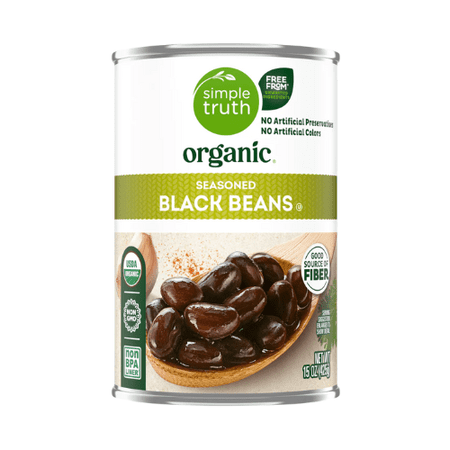 Simple Truth Organic Seasoned Black Beans, 15 oz,3 Pack