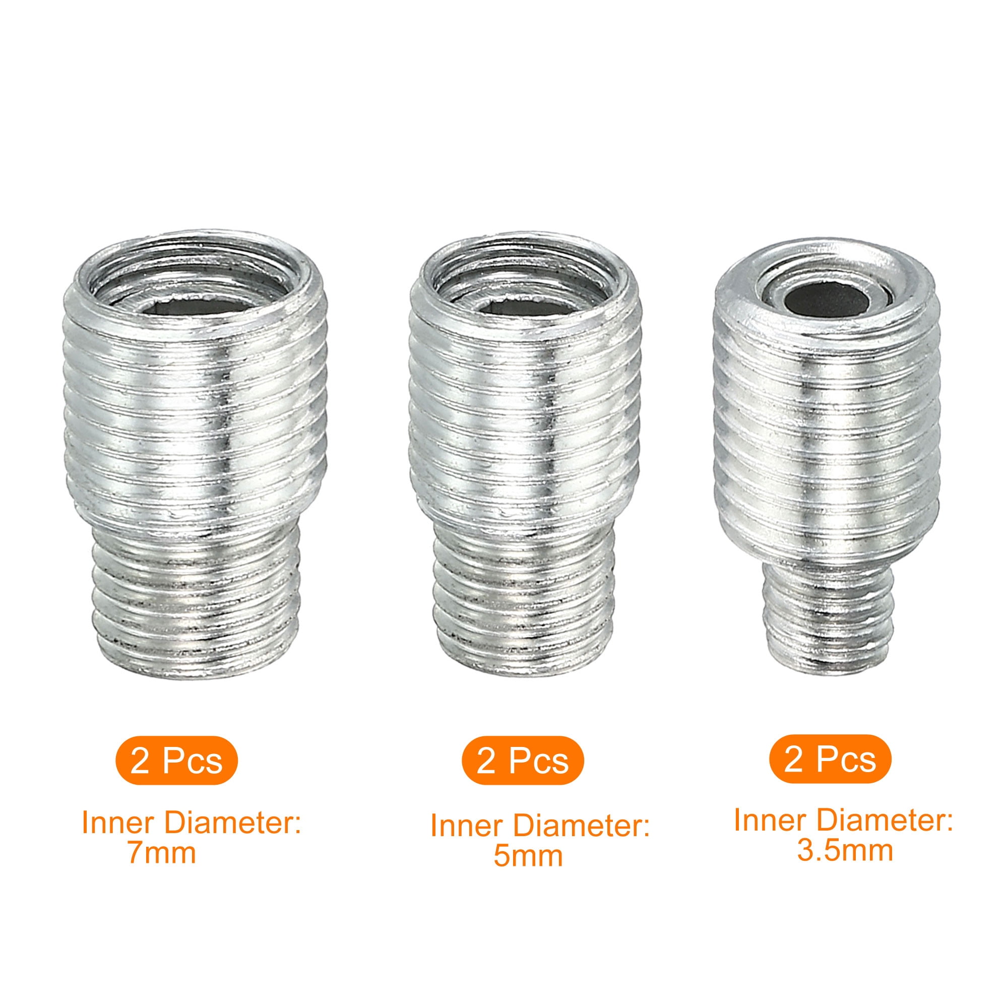 M10 à M6/M8/M10 Vis, 6 Set 20mm Long Adaptateur Réducteur