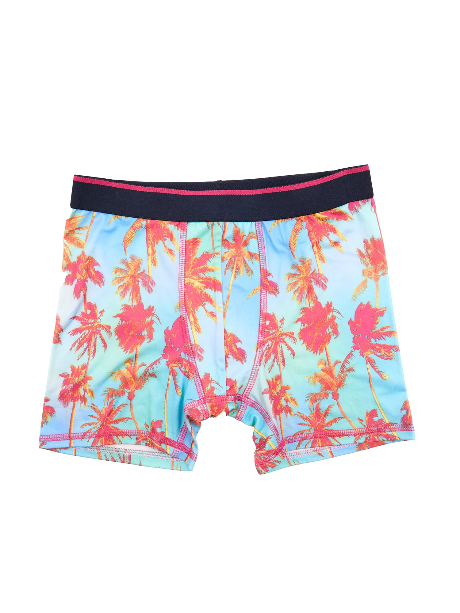 Wonder Nation Boys Boxer Brief Tropical Underwear, 4-Pack, Sizes S-XL