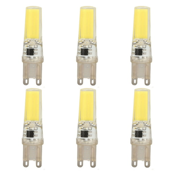 Bombilla LED G9 Bombilla LED G9 Regulable 6 Piezas de Silicona para Lámpara de Techo ANGGREK Otros