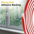 thumbnail image 3 of Uxcell 20 ft Silicone Weather Stripping Door Seal Strip, , 0.35" x 0.24", White, 3 of 7