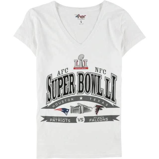 Camiseta gráfica G-III Sports SuperBowl LI para mujer 1sb XL