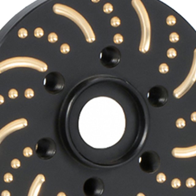 maskred RCGOFOLLOW 1/10 Brass Strong Wheel Mount RC Upgrade Part Adapter For Trx4 RC Car Part RC Car Accessories