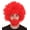 Red, variant on HPO Adult 80's Painter Curly Wig and Beard Set | Easy and Classic Celebrity Costume | Premium Halloween Wig