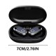 thumbnail image 4 of Auriculares Bluetooth sobre la oreja con cancelación de ruido | Auriculares inalámbricos con pantalla LCD | Reducción activa de ruido | Duración prolongada de la batería | Sonido claro | 1 Par, 4 of 5