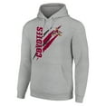 thumbnail image 2 of Men's Starter  Heather Gray Arizona Coyotes Color Scratch Fleece Pullover Hoodie, 2 of 3