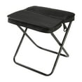 thumbnail image 1 of Ximing Outdoor Foldable Stool Portable Stool Multifunction Easy to Carry Backpacking Stool Adjustable Carry Strap for Camping Travel Black, 1 of 10