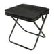 thumbnail image 1 of Taburete plegable al aire libre Taburete de campamento compacto de silla portátil para caminar de viaje Negro, 1 of 8