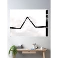 thumbnail image 2 of Abstract Photo, Minimalist Geometric Lines Design, Monochrome Art Poster Wall Art, Modern Wall Decor For Living Room Bedroom, 12x18 UNFRAMED, 2 of 3
