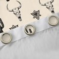 thumbnail image 4 of Feelyou Western Cactus Plant Curtains Pack of 2 (42x84 Each) for Kids, Tribal Sheep Skeleton Curtains Blackout, Bohemian Theme Bedroom Curtains, Curtains and Drapes Room Decor, 4 of 6