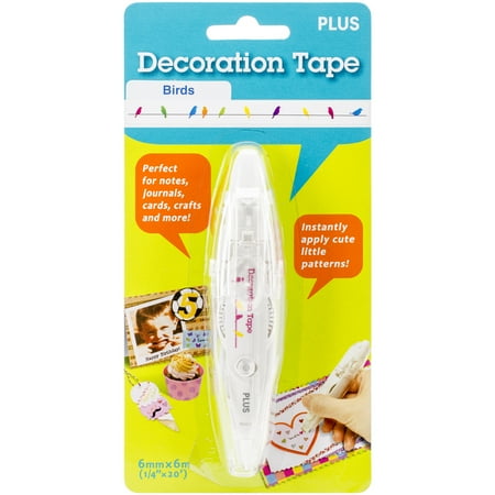 Decoration Tape Pen-Birds On A Wire, Pk 5, Plus Corporation