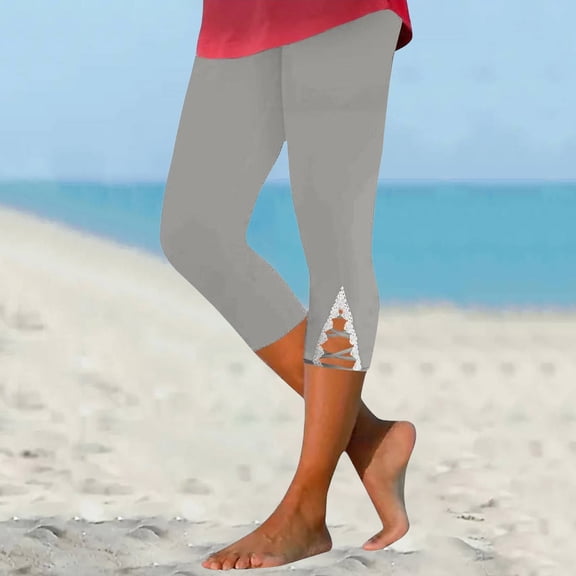 Women's Casual Pants Leggings For Women 2025 High Waisted Cutout Yoga Lightweight Cozy Cropped Pants Solid Soft Pajams Pants,Gray Women's Casual Pants S