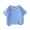 Blue, variant on T-Shirts for Girls, Girls Short Sleeve Tops, QNANSPI Boys And Girls 3-14 Years 2 Tone Round Neck Loose Short Sleeve T-Shirt Casual